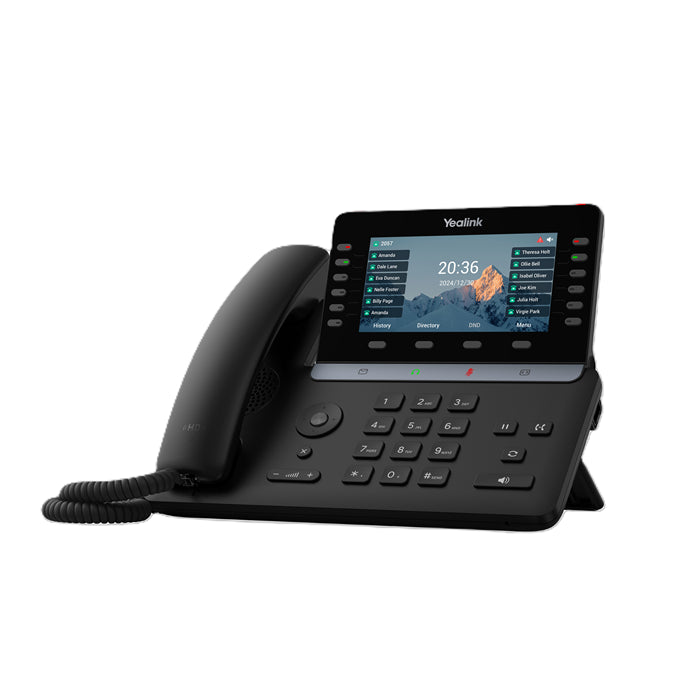 Yealink SIP-T85W IP Phone, 5.5' Color Display, 16 SIP Accounts, HD Voice, Bluetooth 5.0, Wi-Fi 6, Dual USB, PoE, Linux 6.1 Yealink SIP-T85W IP Phone, 5.5' Color Display, 16 SIP Accounts, HD Voice, Bluetooth 5.0, Wi-Fi 6, Dual USB, PoE, Linux 6.1